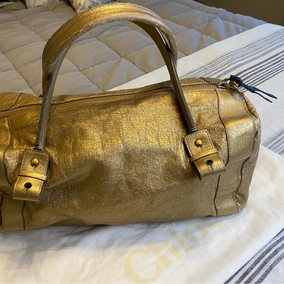 Chloe small leather duffel bag with dust bag - Picture 4 of 11